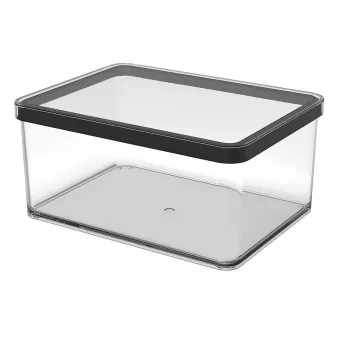 Recipiente de armazenamento de alimentos rotho Loft 2,25 l modelo 1161008080, cuvete de tecnopolímero transparente hermética