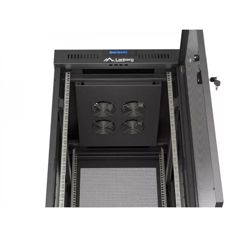 Armário rack autónomo LANBERG FF01-6824-23BL 24U 600×800 mm IP20 preto