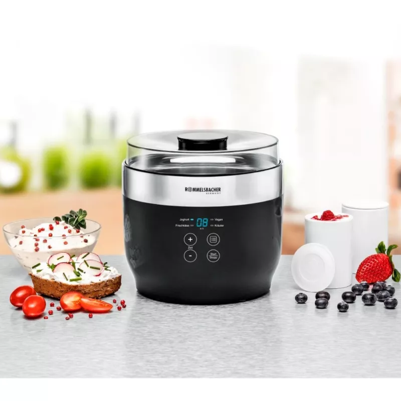 Iogurteira Rommelsbacher JG 80 1,2 l quark - iogurte 20 W (JG80)