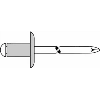 Rebite cego GESIPA 5,0x10,0 mm K14 alumínio/aço inoxidável, 250 unid.
