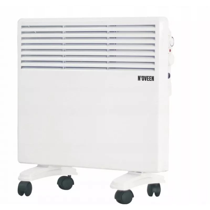 Aquecedor convector elétrico portátil de parede N'OVEEN 1000W com termostato CH3350