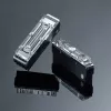 Dissipador de memória Bitspower, DDR5, transparente, bilateral - 4 DIMMS