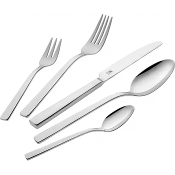 Conjunto de talheres ZWILLING KING 100 peças aço inoxidável design ergonómico