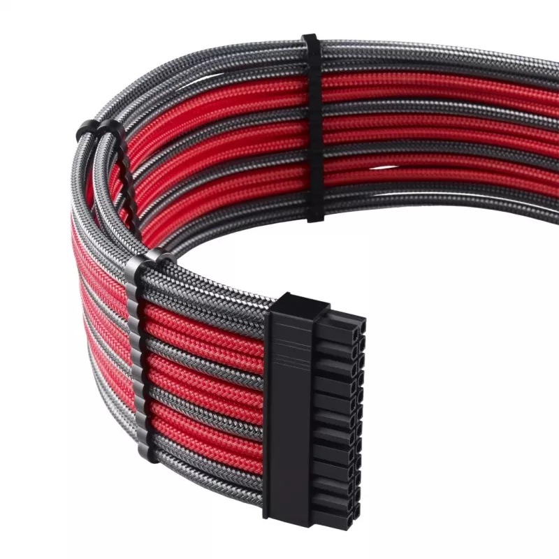 Cabo de alimentação interno CableMod CM-PCAB-BKIT-NKCR-3PK-R carbon red