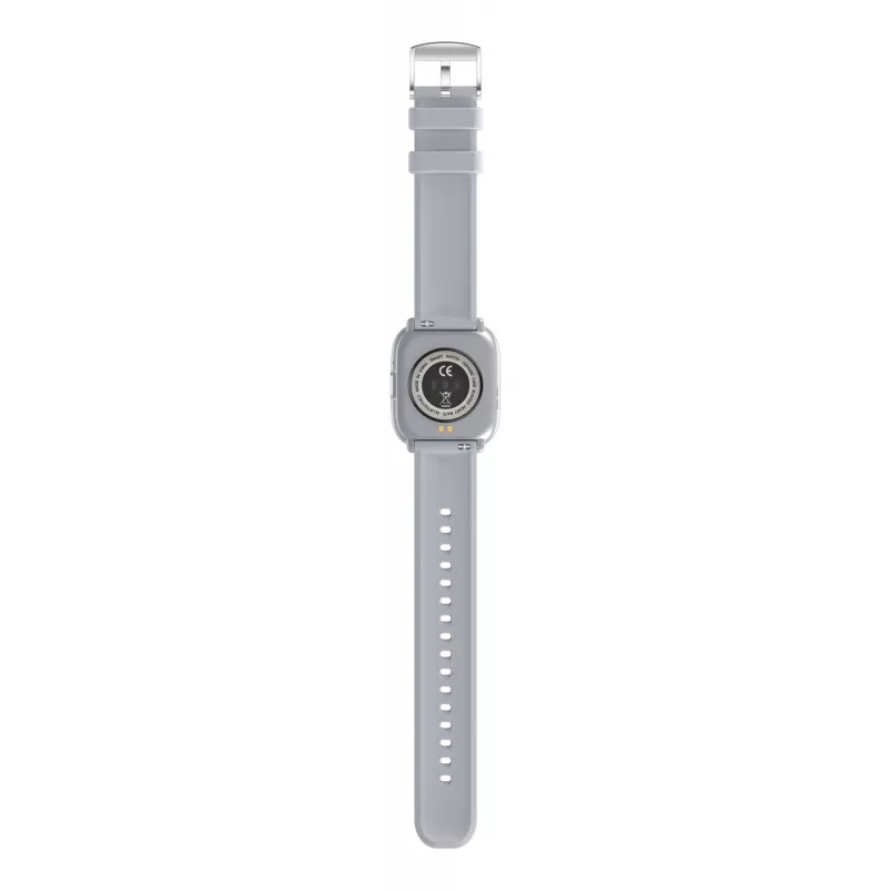 myPhone Watch Pastel smartwatch, AMOLED de 4,45 cm (1,75 polegadas), 390 x 450 píxeis, Bluetooth 5.3, resistente à água, cinzento prateado