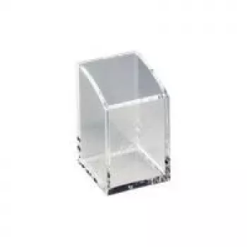 MAUL porta-canetas acrílico, transparente, espessura: 5 mm dimensões: (L)70 x (P)70 x (A)104 mm (19550-05)