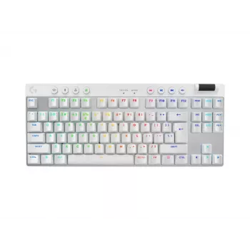 Teclado Logitech G PRO X TKL Gaming RF Wireless + Bluetooth QWERTY US International Branco