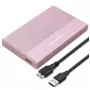 Caixa para SSD HDD 2,5 polegadas, SATA, USB 3.0, 2 TB