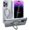 StyleShell SHOCKFlex com função de suporte, capa de telemóvel transparente, iPhone 16 Pro Max, compatível com MagSafe