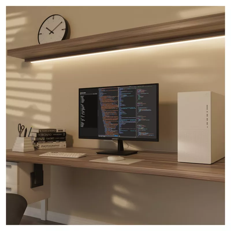 Monitor JAPANNEXT 4K UHD 71,1 cm (28 polegadas) 3840x2160 píxeis, painel IPS, 5 ms, 60 Hz, AMD FreeSync, HDMI, DisplayPort (JN-I280UHD60F-P)