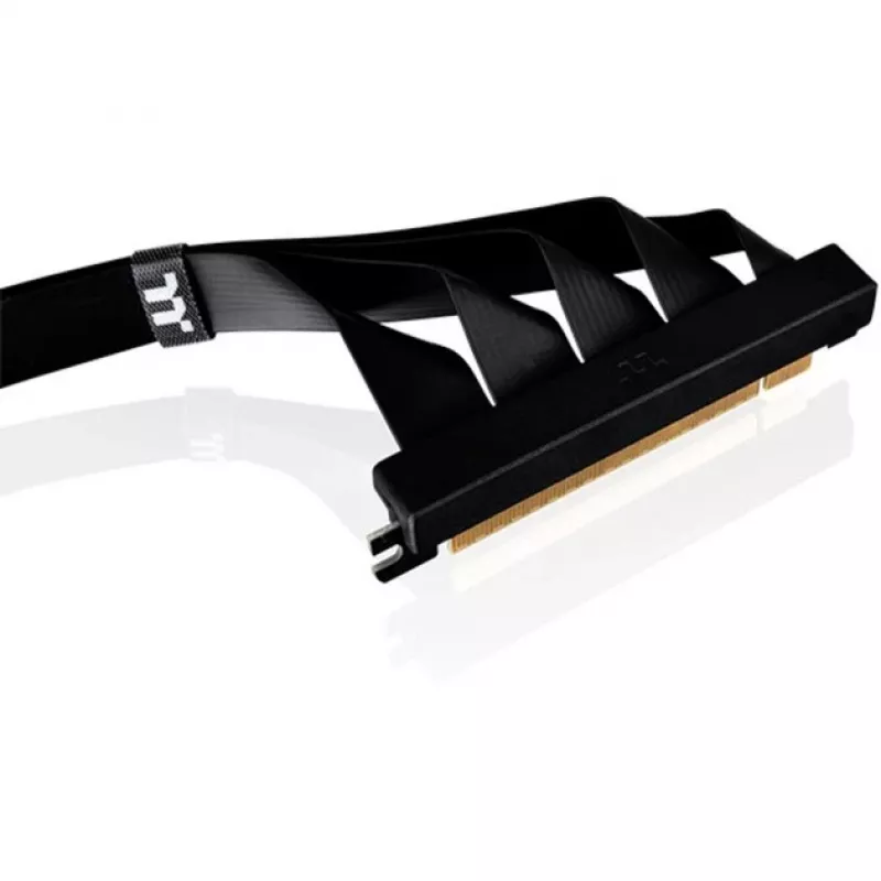 Thermaltake cabo riser PCI-E 4.0 duplo de 90 graus, 40 cm, preto