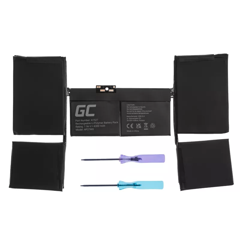 Green Cell A1527 para Apple MacBook 12 A1534 (Early 2015, Early 2016, Mid 2017)