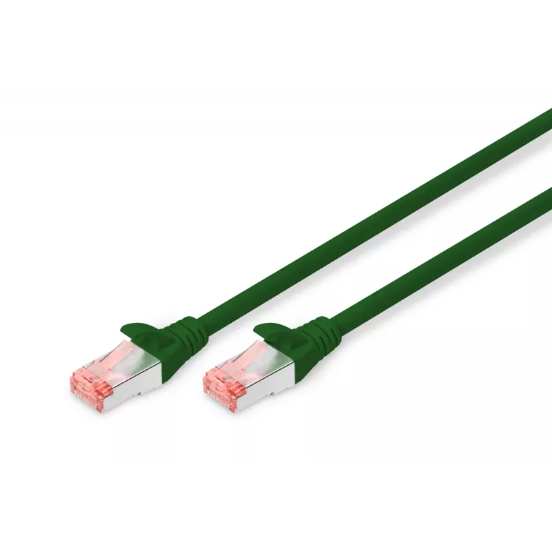 Cabo de rede Digitus CAT 6 S/FTP DK-1644-005/G 0,5m verde