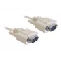 Cabo série DeLOCK RS-232 2 m bege DB-9