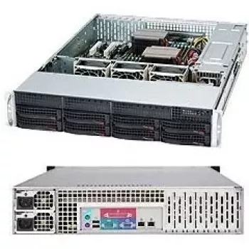 Supermicro SuperChassis 825TQC-R1K03LPB Rack Preto 1000 W