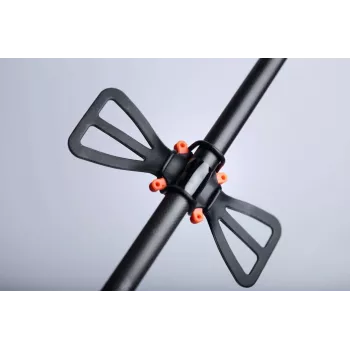 Suporte de telefone ajustável Deeper ITGAM0003 — suporte de telefone para cana de pesca, silicone, para telemóveis de 3,5–5 polegadas, 280 mm, preto