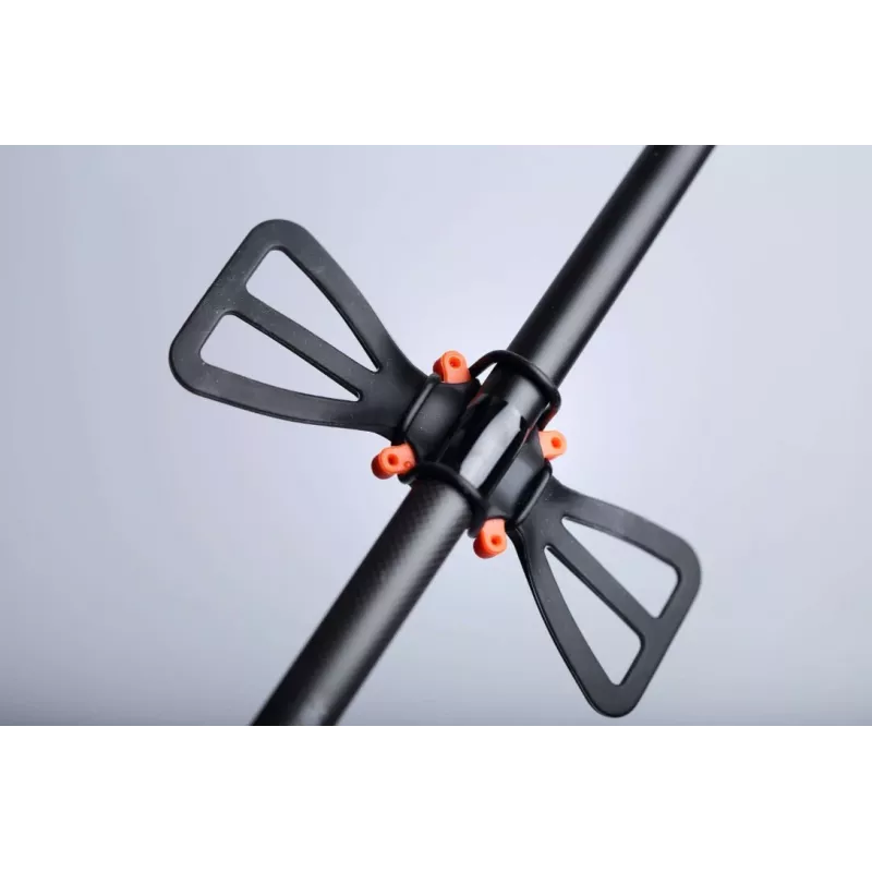 Suporte de telefone ajustável Deeper ITGAM0003 — suporte de telefone para cana de pesca, silicone, para telemóveis de 3,5–5 polegadas, 280 mm, preto