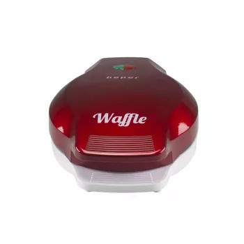 Máquina de waffles Beper BT.603Y Party Line, placa antiaderente 18 cm
