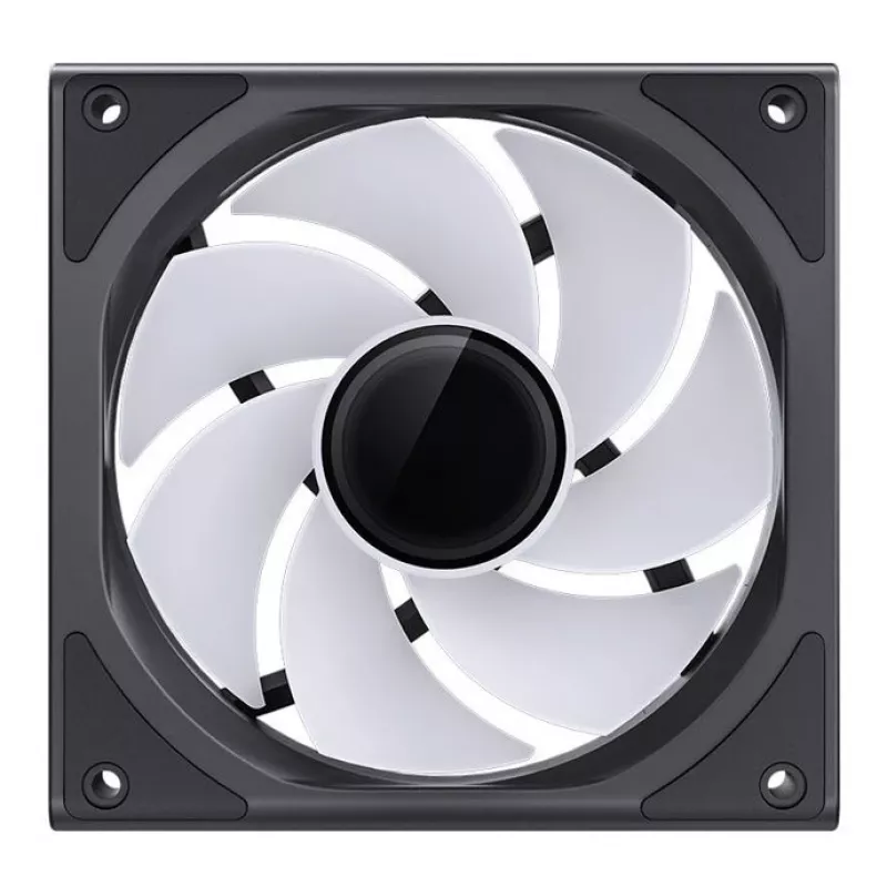 Ventoinha de caixa 120mm Jonsbo ZK-120B Reverse ARGB preta — 120mm, ARGB, rotação reversa