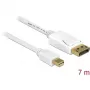 Cabo DisplayPort DeLOCK 83485 Mini DisplayPort 7 m branco