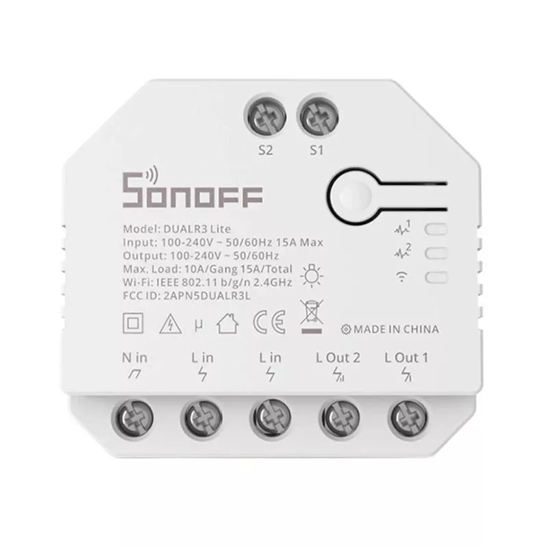Interruptor inteligente Sonoff Dual R3 Lite