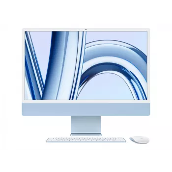 iMac 24 polegadas: M4 10/10, 16 GB, 512 GB SSD – azul
