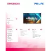 TV LED Philips 55PUS8100/12 55 inch painel LED, classe de eficiência energética E