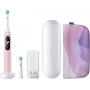 Escova de dentes elétrica BRAUN Oral‑B iO Series 6 Pink Sand Luxe Edition – recarregável, vários modos de escovagem