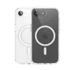 Capa transparente MagSafe Crong para iPhone 16e – capa de proteção transparente, compatível com MagSafe