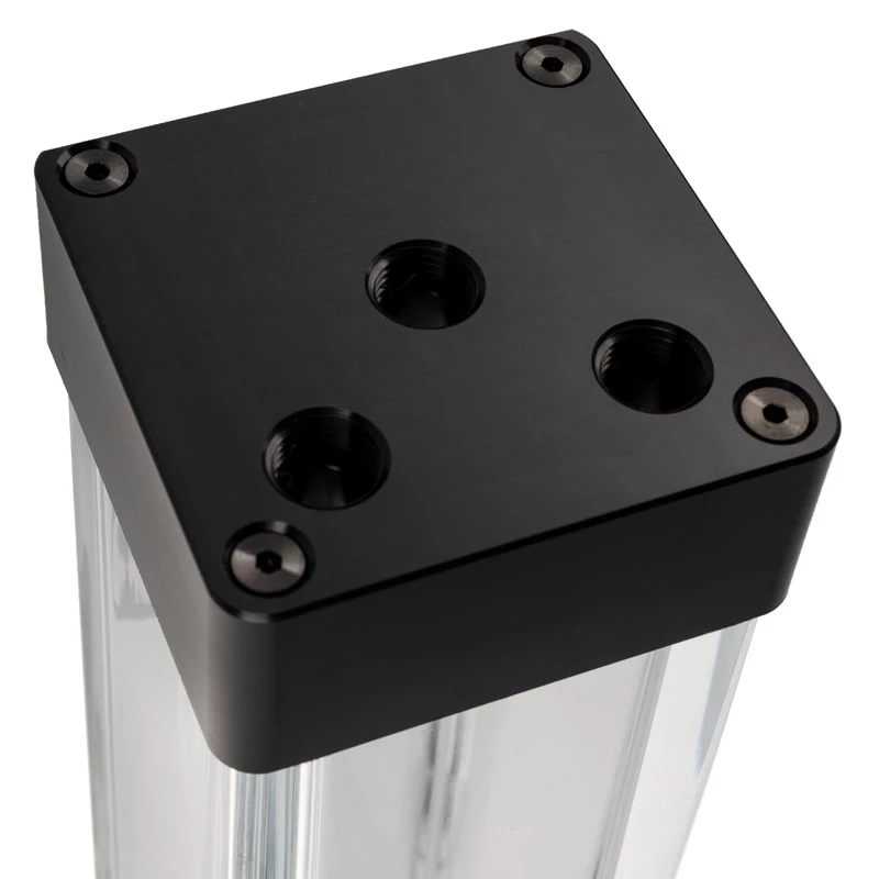 Reservatório (depósito de expansão) BitsPower Premium Cuboid 150 mm acrílico - BPPRE-WTCR150