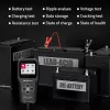 Qoltec 52489 Analisador e testador digital de baterias 3-em-1 com LCD e multilingue 6V | 12V | 24V | 30Ah-200Ah
