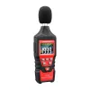 Medidor digital de decibéis Habotest HT622B — medidor de nível sonoro com ponderação A/C, interface USB