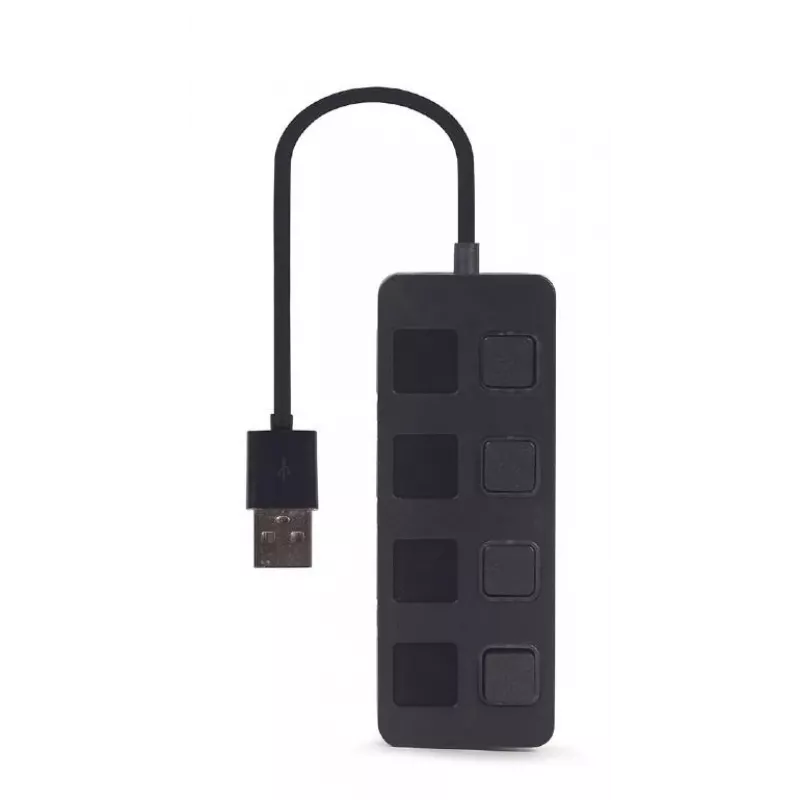Hub de interface USB 2.0 Gembird UHB-U2P4-05 com 4 portas USB