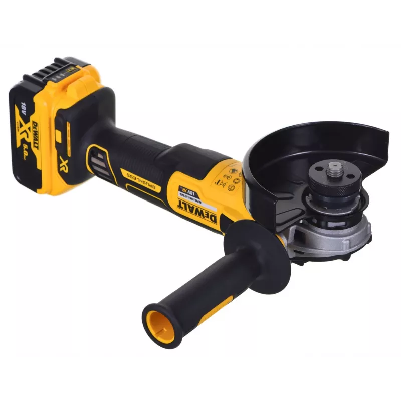 Conjunto combinado para ferramentas elétricas DeWALT DCK2080P2T-QW — 18V Li-Ion 5Ah (2x), rebarbadora DCG405, aparafusadora, rosca M14 para prato de lixar, mala de transporte