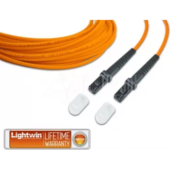 Lightwin cabo de patch de fibra ótica duplex de alta qualidade, MM OM2, MTRJ - MTRJ (LDP-50 MTRJ-MTRJ 2.0)