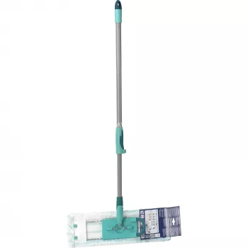 Mopa Leifheit 55049 microfibra para laminado, azulejo e madeira, cinzento/turquesa