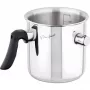 Leiteira LAMART LT1068, aço inoxidável de parede dupla, fundo sanduíche, 1,5 L, apito, escala de volume