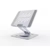 Suporte elevatório para portátil GEMBIRD NBS-DR1-01 – base rotativa, altura ajustável, cinzento espacial