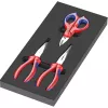 Conjunto de alicates Wera 05150181001 azul vermelho 172mm 392mm 38mm