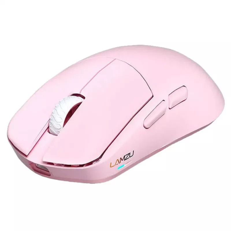 Rato Lamzu MAYA X 8K rato gaming sem fios rosa claro USB