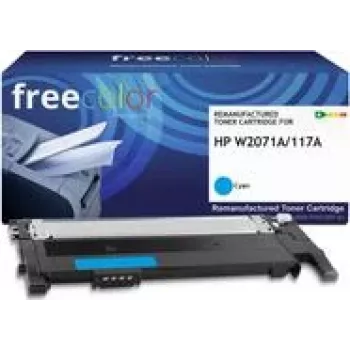 Cartucho de toner FREECOLOR K18862F7 compatível com HP, Ciano, alcance 700 páginas, 1 unid.