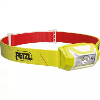 Lanterna frontal Petzl TIKKA 350 lm amarelo — 350 lúmenes, lanterna frontal LED compacta