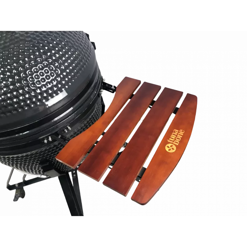 TunaBone | Mesas laterais para grelhador Kamado Pro 22 polegadas tamanho M, conjunto de 2