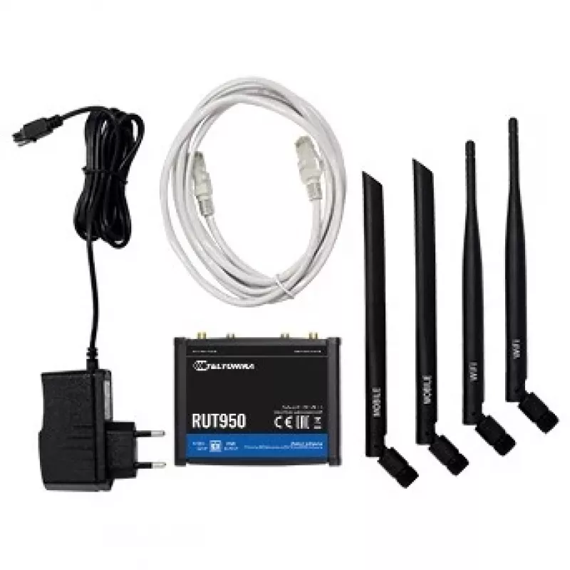 Router de rede móvel Teltonika RUT950 Wi-Fi 4 802.11n