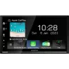 Recetor multimédia para automóvel Kenwood DMX7722DABS 2 DIN, ecrã tátil de 6,8 polegadas, DAB+, CarPlay e Android Auto sem fios, Wi-Fi, Bluetooth, 4x50 W, preto