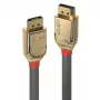 Lindy 36298 cabo DisplayPort 1.2 de 20 m, Gold Line, DisplayPort macho – DisplayPort macho, 4K30Hz, cinzento
