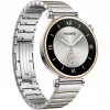 Huawei WATCH GT 4. Diagonal do ecrã: 3,35 cm (1.32), tecnologia do ecrã: AMOLED, resolução do ecrã: 466 x 466 píxeis. Memória flash: 32 GB. WLAN. GPS. Autonomia da bateria