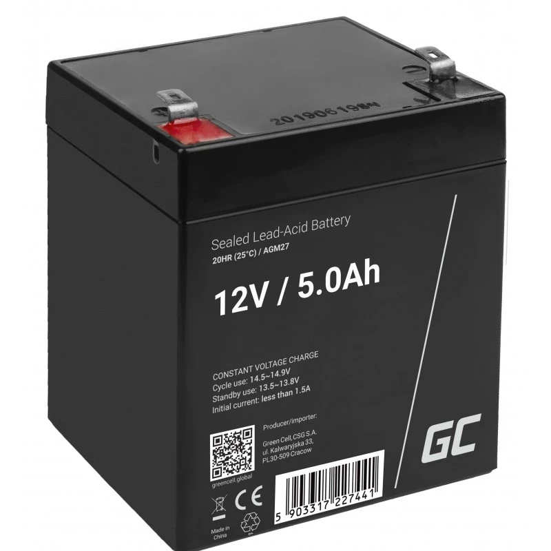Bateria UPS Green Cell AGM27 chumbo-ácido (VRLA) 12 V 5 Ah