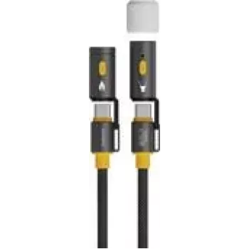 4smarts conjunto de cabos USB-C 3em1 Explorer USB C – 1,5 m – Digital/Dados (541240)