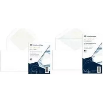 Envelope MAILmedia 221500 formato DIN longo branco 80 g/m², forro de seda, colagem a húmido